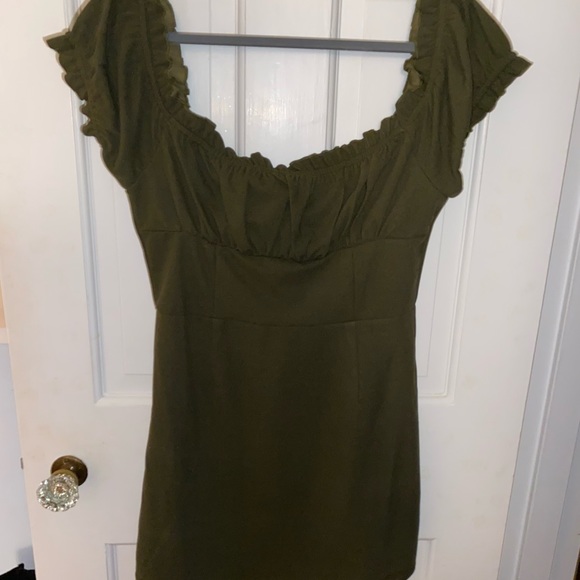 NWT Pacsun shirred mini dress - Picture 3 of 5